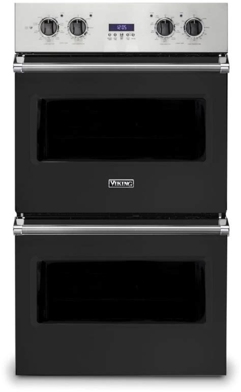 Viking® 5 Series 30 Cast Black Professional Built In Double Electric Select Wall Oven Albert