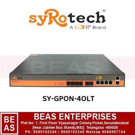 1U Syrotech GPON 4 Port OLT L3 At Rs 62500 In Secunderabad ID