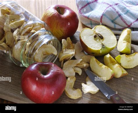 Apple Dried Apple Stock Photo Alamy
