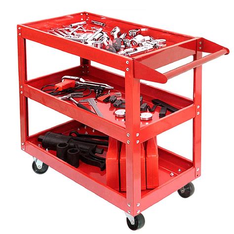 Buy Mutiwill Tool Cart 3 Tier Shelf Heavy Duty Garage Workshop Diy Tool