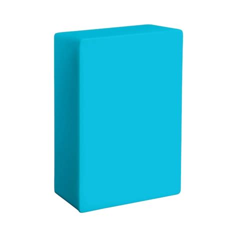 Premium Photo Blue Box Isolated