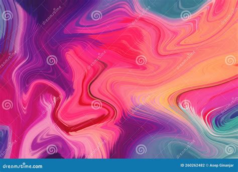 Beautiful Colorful Marble Texture Background Stock Illustration