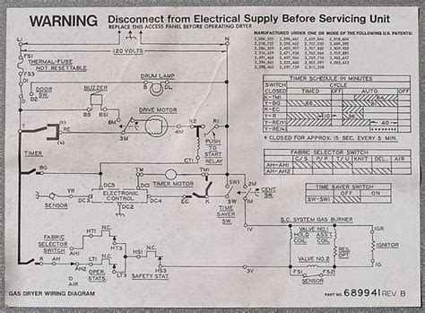 Kenmore 90 Series Dryer Wiring Diagram