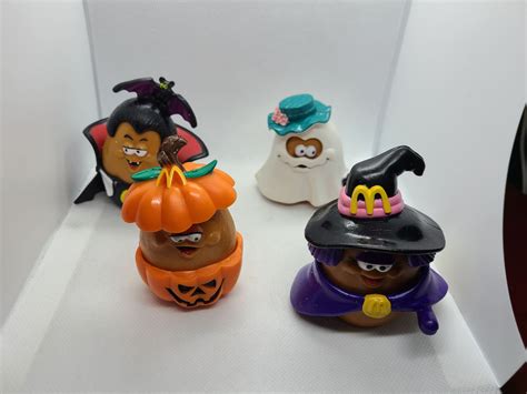 Vintage Mcdonalds Happy Meal Chicken Mcnuggets Halloween Toys Witch