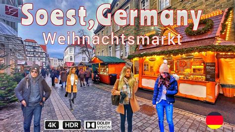 Soest Christmas Market Walking Tour In Soest In Germany 4k HDR YouTube