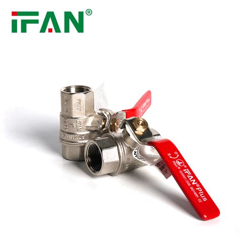 Ifan High Pressure Long Handle Copper Pipe Fittings Forged Brass Ball