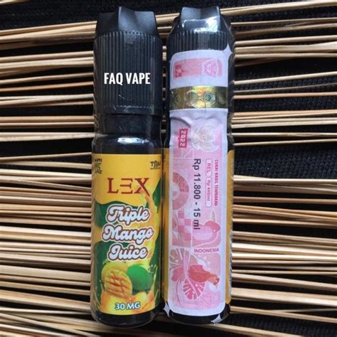 Jual LEX Triple Mango Juice 15ml Salt Nic Liquid Vape By Movi FAQ Di