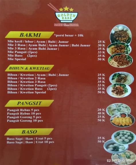 Selalu Diperbarui Menu Golden Rasa Gading Serpong Tangerang