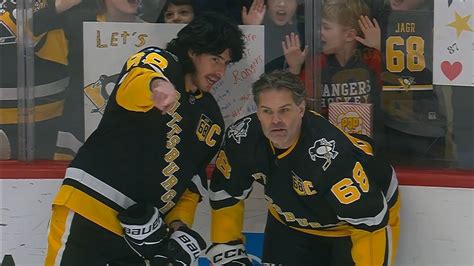 Penguins Retire Jagrs 68