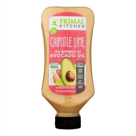 Primal Kitchen Avocado Oil Mayo Chipotle Lime Squeeze Case Of 6 17 Fz