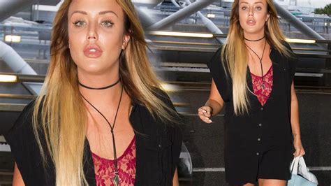 Charlotte Crosby Goes Braless As She Flashes The Flesh In Raunchy Red