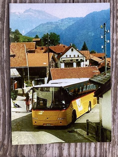 Ak Postauto Autobus Saurer Fbw Volvo Pr Z Gr Kaufen Auf Ricardo