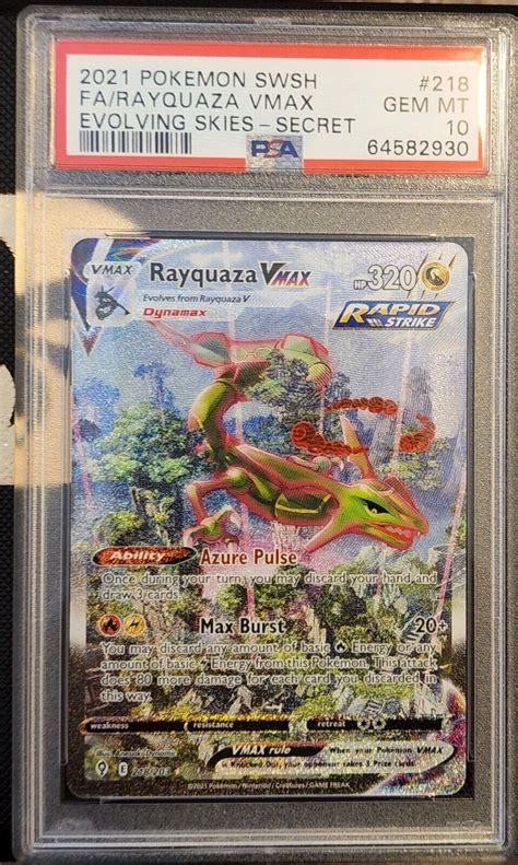 Evolving Skies Rayquaza Vmax Alt Art