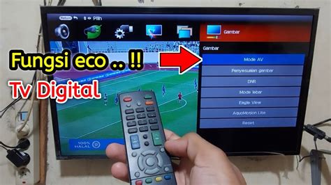 setting eco  menu tv sharp digital youtube