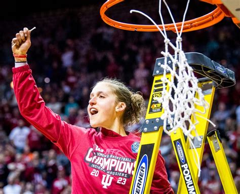 Indiana Womens Basketball B1g Celebration For First Regular Season