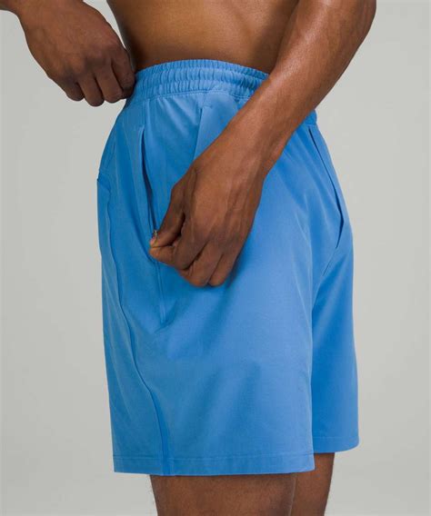 Lululemon Pace Breaker Linerless Short Blue Nile Lulu Fanatics