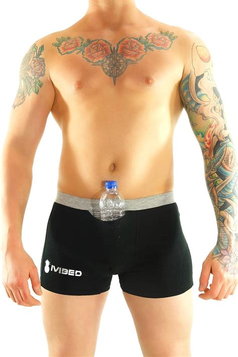 Mens Stash Boxers Hidden Pocket Speak Easy Style Secret Briefs Rave