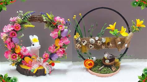 DIY 2 Easter Centerpiece Idea With Simple Materials DIY Easy Easter