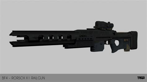 Railgun Free 3d Model Max Fbx Free3d