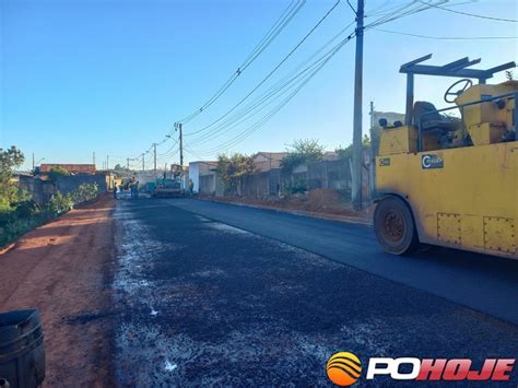 Prefeitura Est Finalizando Obras Na Rua Ol Mpio Clementino Onde Eros O