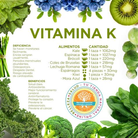 Vitamina K Beneficios De Alimentos Frutas Y Verduras Beneficios