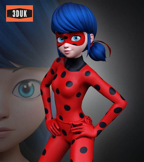 Ladybug Marinette For G8F Daz Content By 3DUK