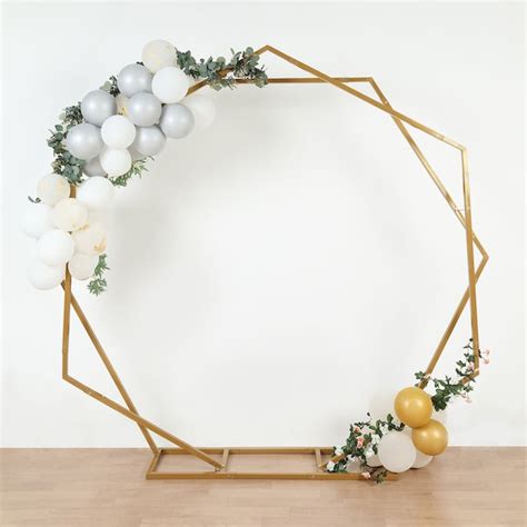 Hexagon Wedding Arch Stand Etsy