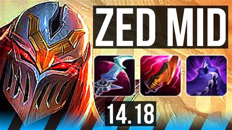 ZED Vs HWEI MID 11 0 2 69 Winrate Legendary EUW Master 14 18