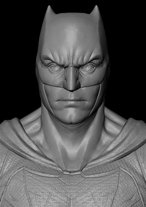 Batman Justice League Bust 3D Model By 3DModelDesigner