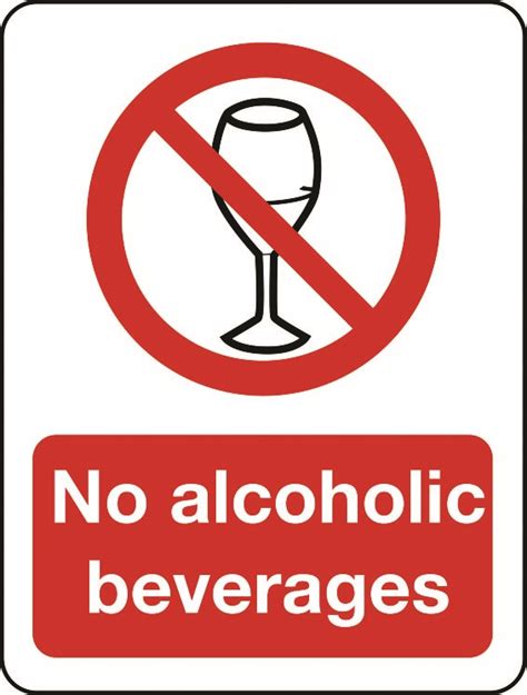 No Alcoholic Beverages Sign Stocksigns