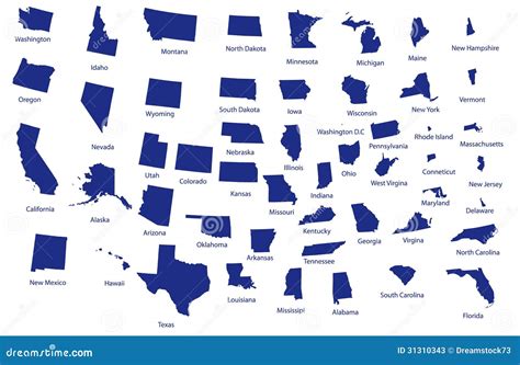 Map Of The United States Stock Photos - Image: 31310343