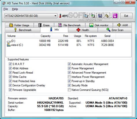 HD Tune Pro - скачать бесплатно HD Tune Pro 6.10