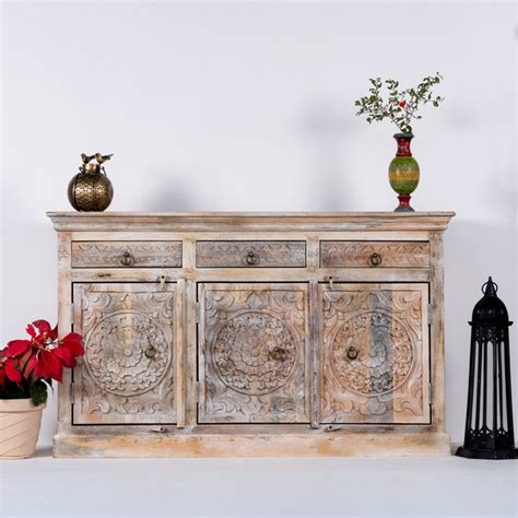 Carved Sideboard Door Chisel And Log