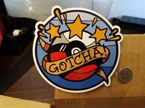 Pokemon Gotcha Vinyl Sticker Etsy