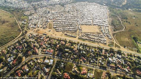 See Extreme Divide Of Rich And Poor In South Africa Daily Mail Online