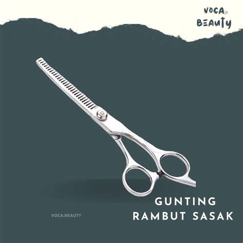 Jual Gunting Rambut Sasak Stainless Steel Alat Potong Rambut Biutteco