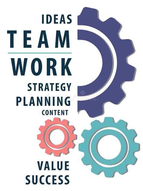 Teamwork Strategy Planning Content Value Concept Stock Illustration ... 