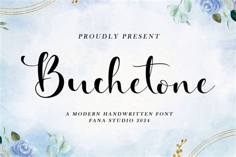 Buchetone Font By Fanastudio Creative Fabrica