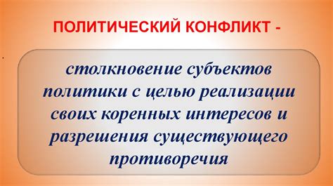 Политические конфликты - презентация онлайн