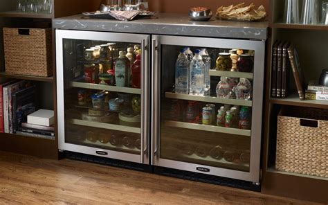 Residential Glass Door Beverage Refrigerator - Glass Door Ideas