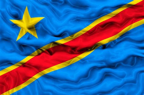 Fondo De La Bandera Nacional De La Rep Blica Democr Tica Del Congo Con