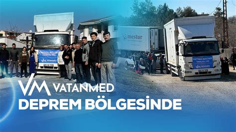 Yaşanan deprem sonrası Vatanmed yardım tırımız bölgeye ulaştı Türk