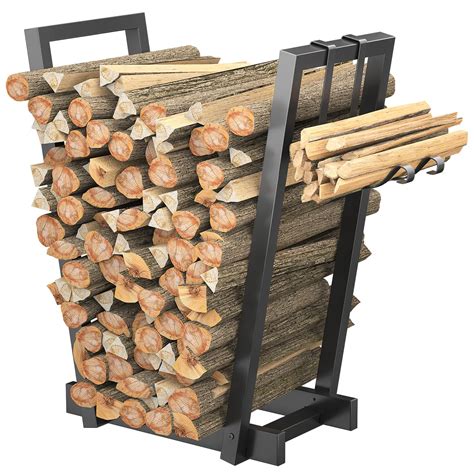 Buy Unikito Firewood Rack Stand Indoor Wood Log Rack Fireplace Firewood