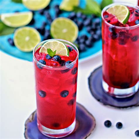 Blueberry Mint Limeade The Foodie Physician