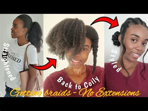 Straight To Coily Then Styled C Natural Hair Wash Day Routine