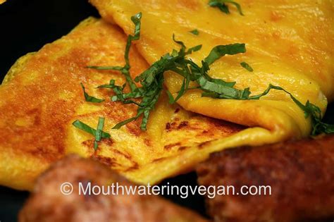 Vegan Cheese Omelette - Mouthwatering Vegan Recipes™