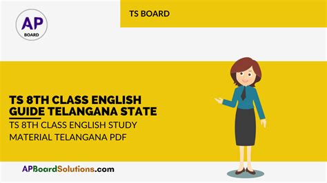 TS 8th Class English Guide Telangana State TS 8th Class English Study