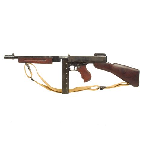 Original Us Wwii Thompson M1928a1 Display Submachine Gun Serial Nos