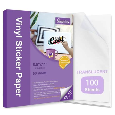 Printable Vinyl Sticker Paper Translucent - Wholesale Transfer paper ...