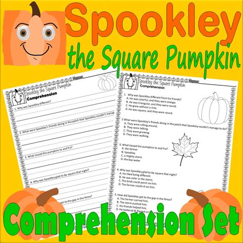 Spookley Square Pumpkin Halloween Comprehension Quiz Short Ans Multiple